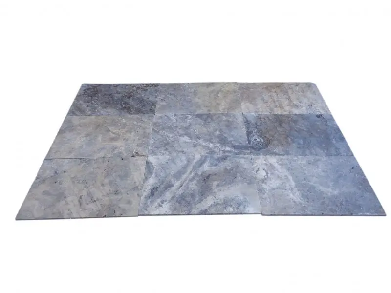 Travertin Gris Silver 40,6x61x1,2 cm Antique Rustique-Com 28 € HT - m².webp