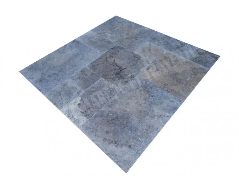 Travertin Gris Big Opus Romain 3 cm Antique 1'er Choix 65 € HT - m²- 01.webp