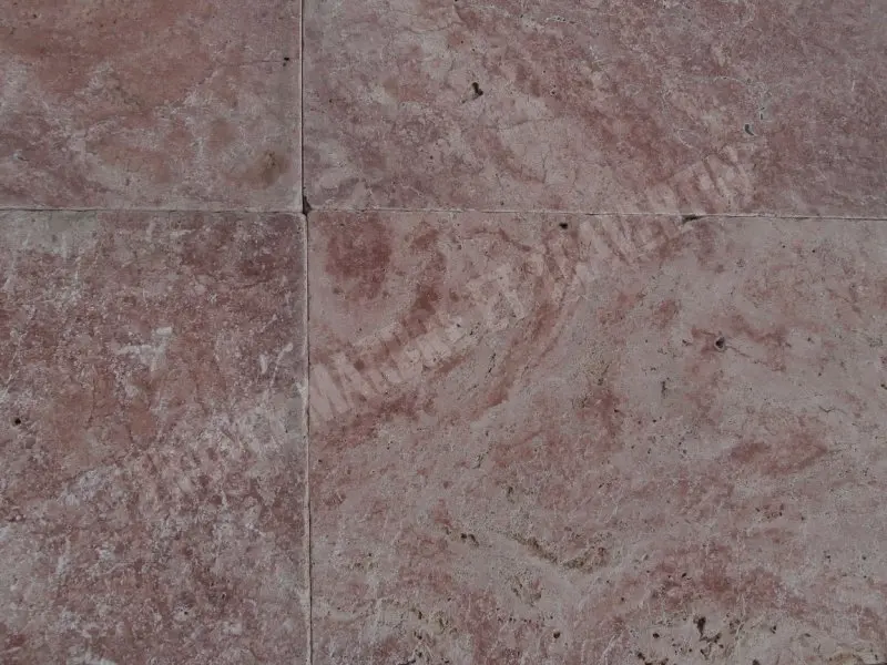 Travertin Rose Rouge 40,6x61x2 cm Antique 1'er Choix 49 € HT - m² - 01.webp