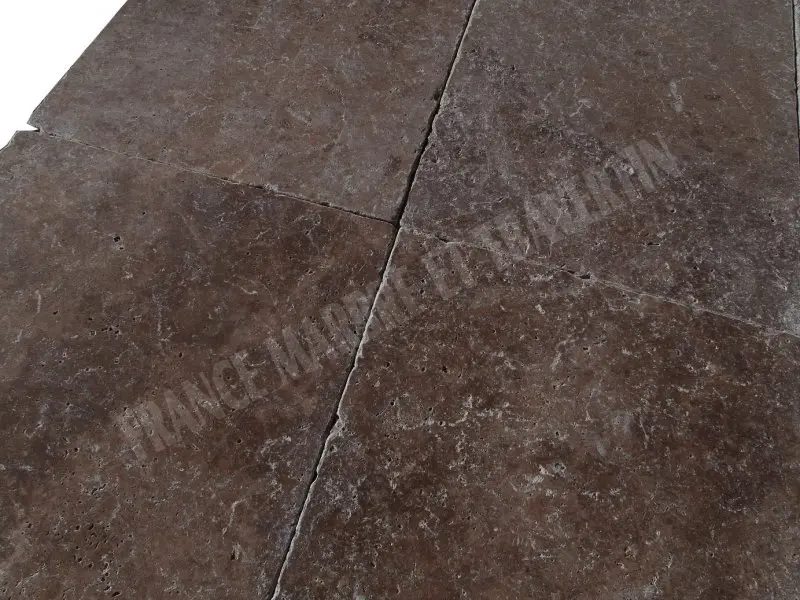 Travertin Noce Marron 40,6x61x2 cm Antique 1'er Choix 45 € HT - m² - 03.webp