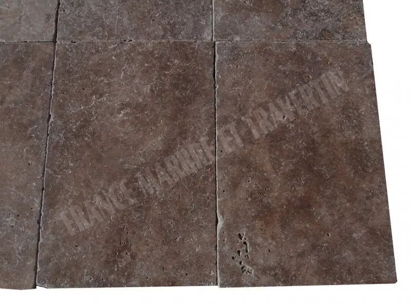 Travertin Noce Marron 40,6x61x2 cm Antique 1'er Choix 45 € HT - m² - 02.webp
