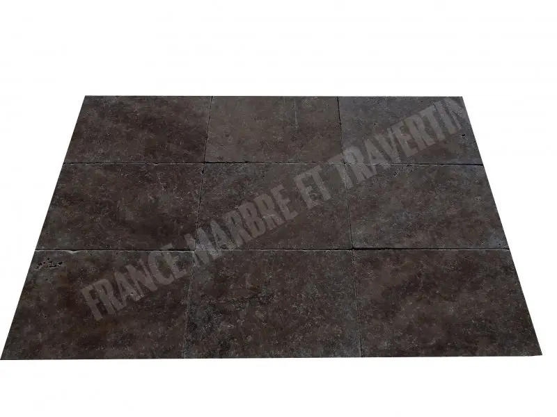 Travertin Noce Marron 40,6x61x2 cm Antique 1'er Choix 45 € HT - m².webp