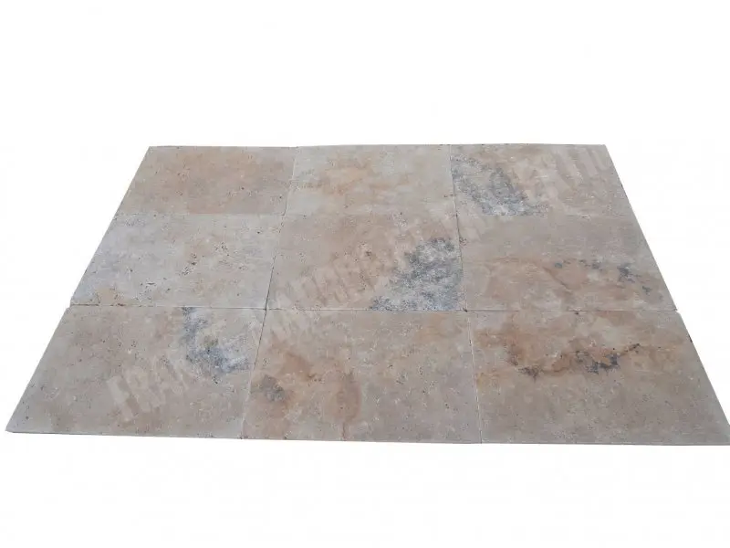 Travertin Rustique Gold 40,6x61x3 cm Antique 1'er choix 42 € HT - m².webp