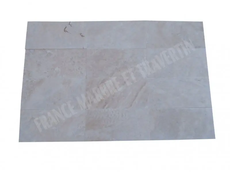 Travertin Ivoire Blanc 20,3x40,6x1,2 cm Adoucie 1'er choix  42 € HT - m².webp