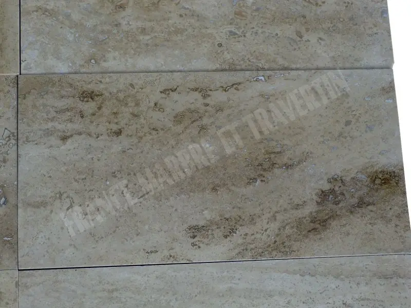 Travertin Classique Clair 20,3x40,6 cm Adoucie 1'er Choix 35 € HT - m² - 04.webp