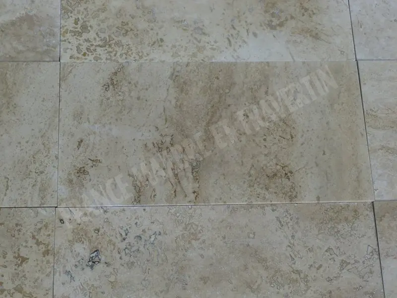 Travertin Classique Clair 20,3x40,6 cm Adoucie 1'er Choix 35 € HT - m² - 03.webp