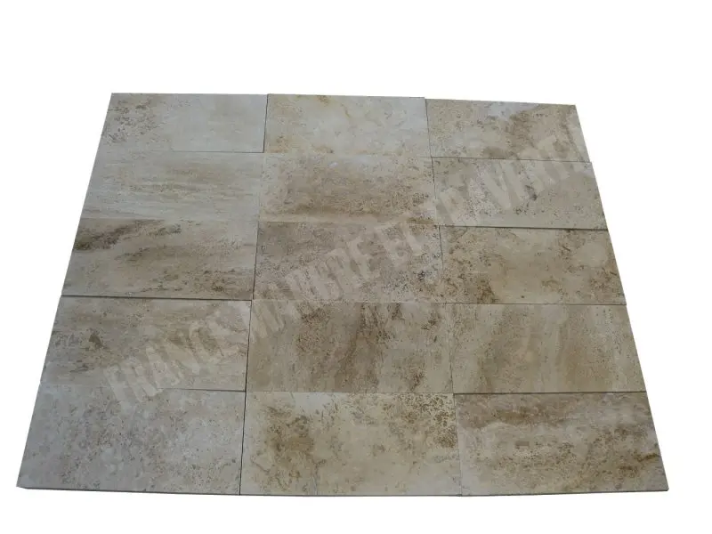 Travertin Classique Clair 20,3x40,6 cm Adoucie 1'er Choix 35 € HT - m².webp