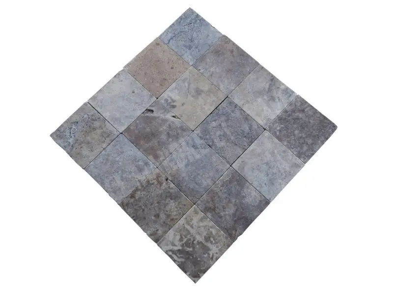 Travertin Gris Silver 20,3x20,3x1,2 cm Antique Rustique 30 € HT - m² - 04.webp