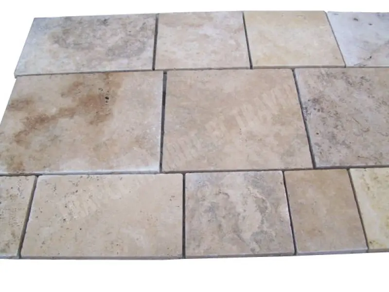 Travertin Classique Bande Libre Mixte 1'er choix 3 cm Antique 39€HT-m²- 02.webp