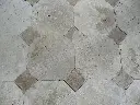 Travertin Classique et Noce Hexagone 30,5x30,5x1 cm Antique 1'er Choix  75 € HT - m² - 01.webp