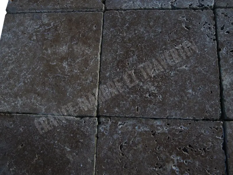 Travertin Noce Marron 20,3x20,3x3 cm Antique 1'er Choix 49 € HT - m² - 03.webp
