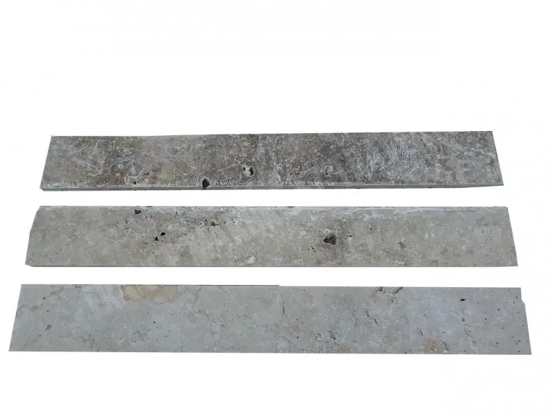 Travertin Classique Beige Plinthe 61x8x1,2 cm Antique Rustique 4 € HT - piéce - 01.webp