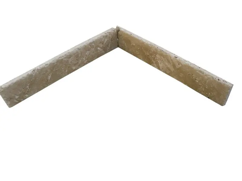 Travertin Classique Clair  Plinthes 40,6x8x1,2 cm Brossée 1'er Choix 4 € HT - piece - 04.webp