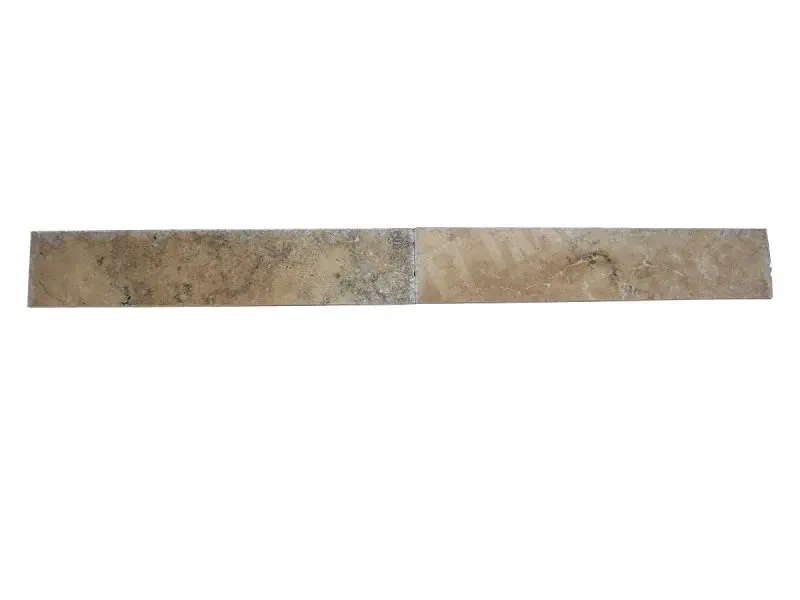 Travertin Classique  Plinthes 40,6x8x1,2 cm Brossée 1'er Choix 4 € HT - piece - 02.webp
