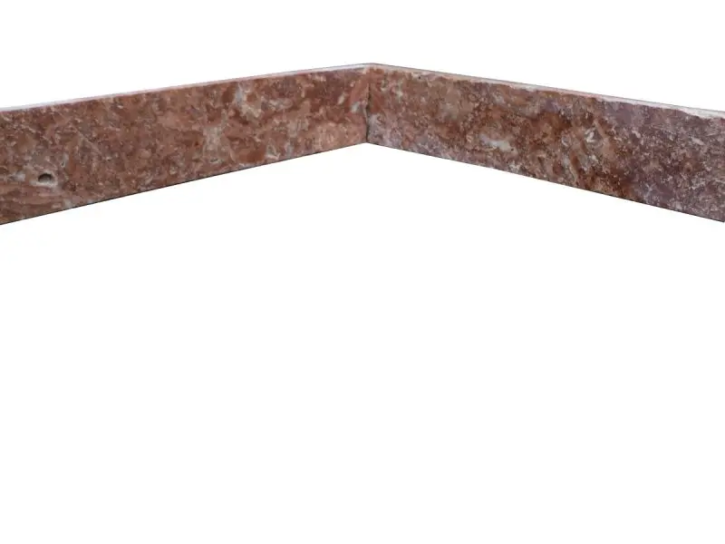 Travertin Rose Plinthes 40,6x8x1,2 cm Antique 1'er Choix 4 € HT - piece - 04.webp