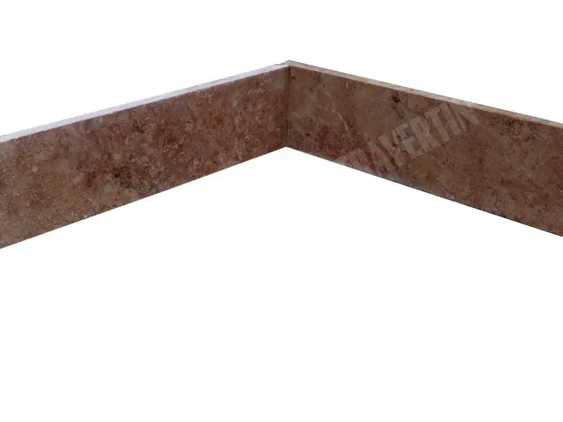 Travertin Rose Plinthes 40,6x8x1,2 cm Adoucie 1'er Choix 4 € HT - piece - 04.webp