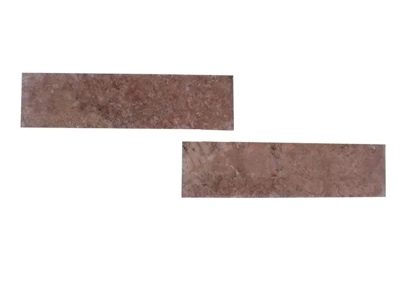 Travertin Rose Plinthes 40,6x8x1,2 cm Adoucie 1'er Choix 4 € HT - piece - 02.webp