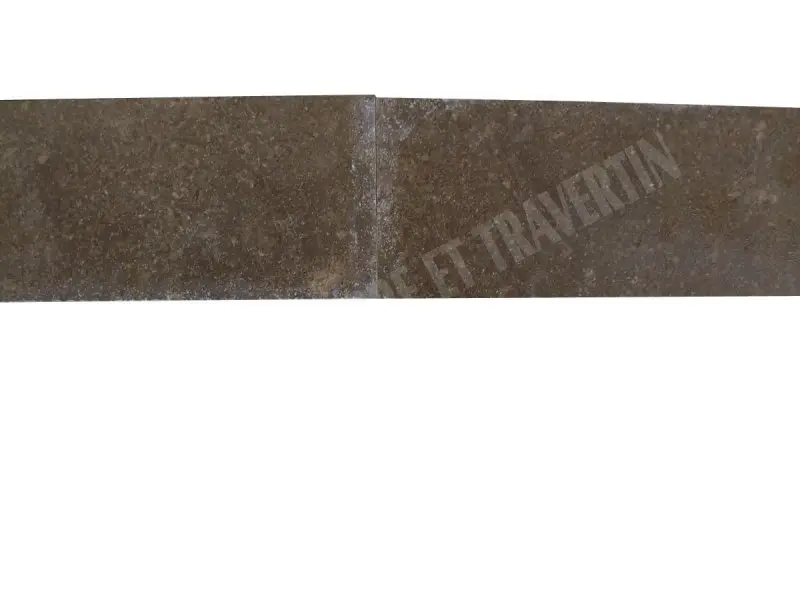 Travertin Noce Plinthes 40,6x8x1,2 cm Adoucie 1'er Choix 4 € HT - piece - 02.webp