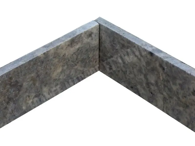 Travertin Gris Plinthes 40,6x8x1,2 cm Adoucie 1'er Choix 4 € HT - piece - 04.webp