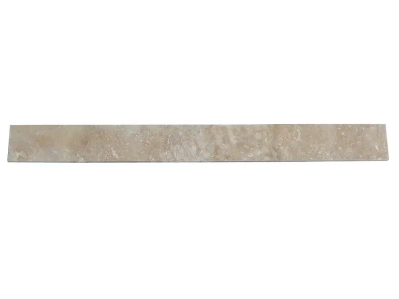 Travertin Classique Clair Plinthe 40,6x8x1,2 cm Adoucie 3 € HT - Piece - 01.webp