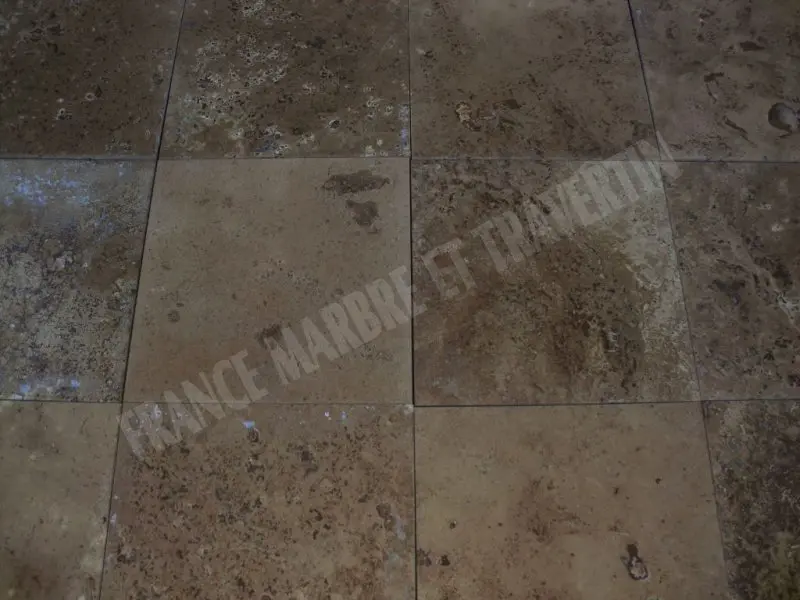 Travertin Noce Adoucie 30,5x30,5x1 cm Rustique 27 € HT-m² - 03.webp