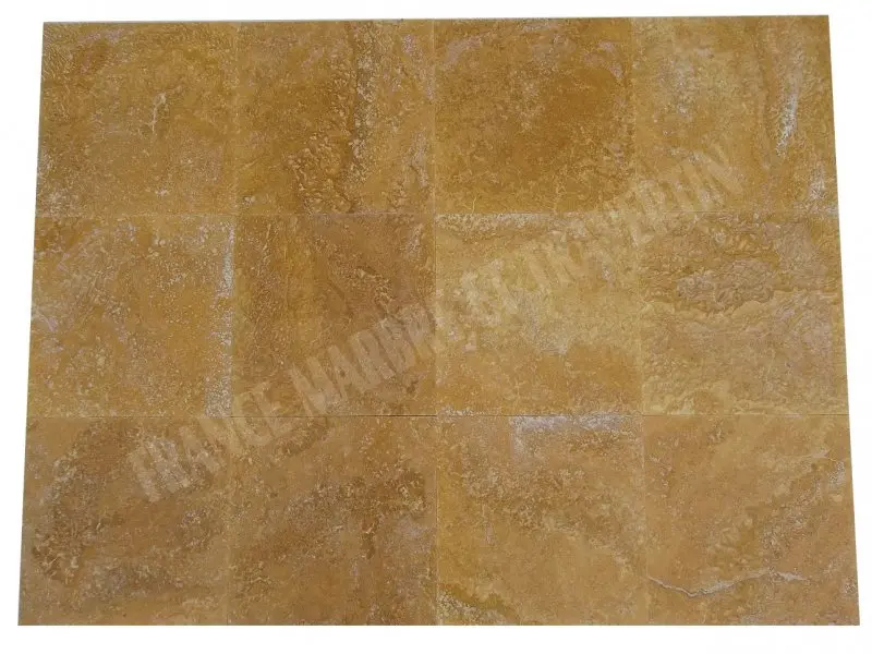 Travertin Jaune 30,5x30,5x1 cm Adoucie 1'er Choix 39 € HT - m² - 02.webp