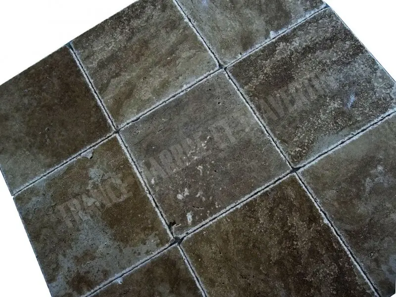 Travertin Noce 40,6x40,6x1,2 cm Brossée 1'er Choix 39 € HT - m² - 03.webp
