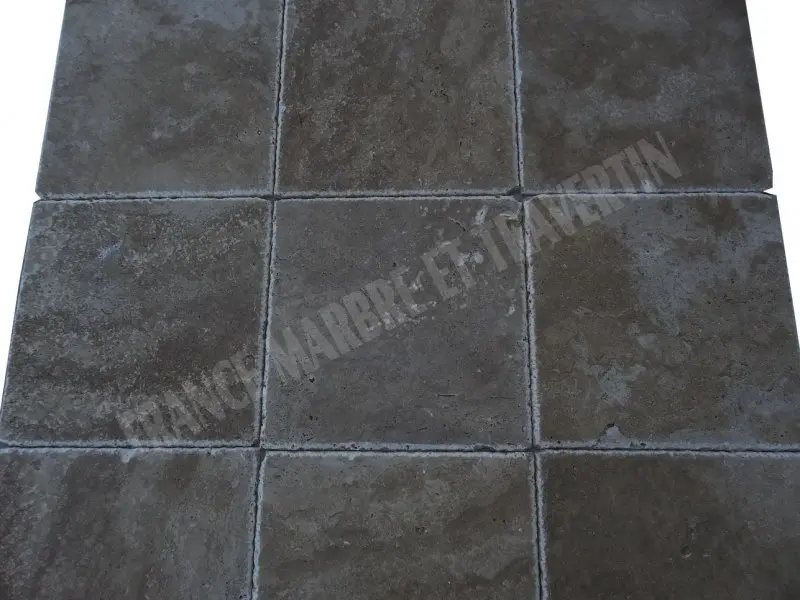 Travertin Noce 40,6x40,6x1,2 cm Brossée 1'er Choix 39 € HT - m² - 01.webp