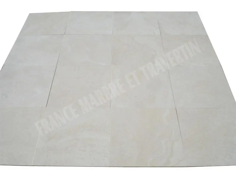 Travertin Ivoire 1'er Choix  Adoucie 40,6x40,6x1,2 cm 45€HT-m²- 02.webp