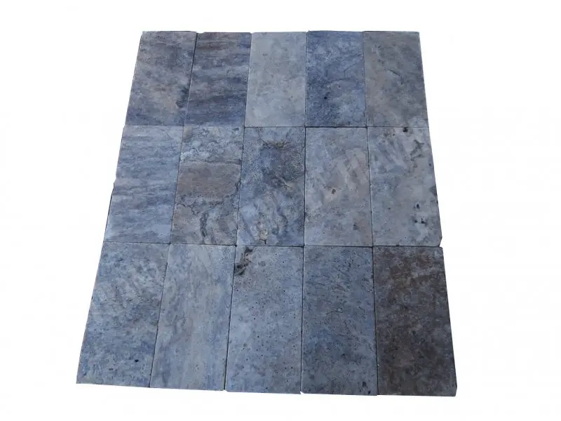 Travertin Gris Silver 20,3 x 40,6 x 1,2 cm Antique Rustique 35 € HT - m² - 03.webp