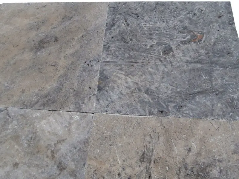 Travertin Gris Silver 61x61x2 cm Antique 1'er Choix  60 € HT - m²- 03.webp