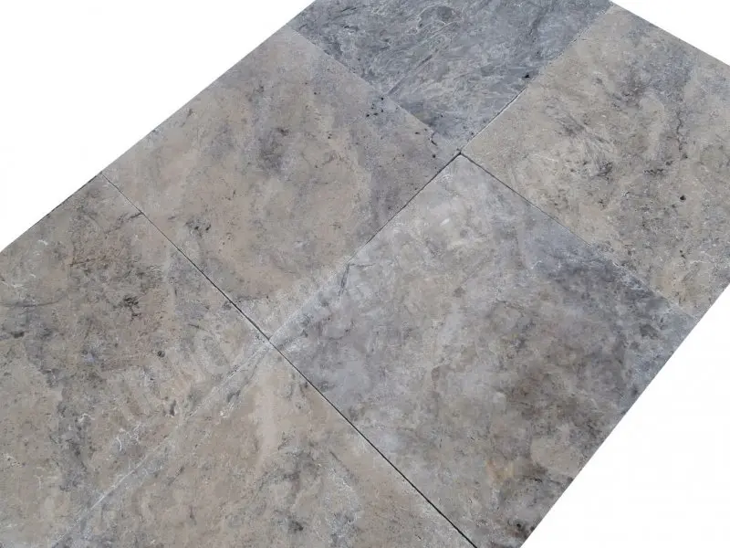 Travertin Gris Silver 61x61x2 cm Antique 1'er Choix  60 € HT - m²- 02.webp