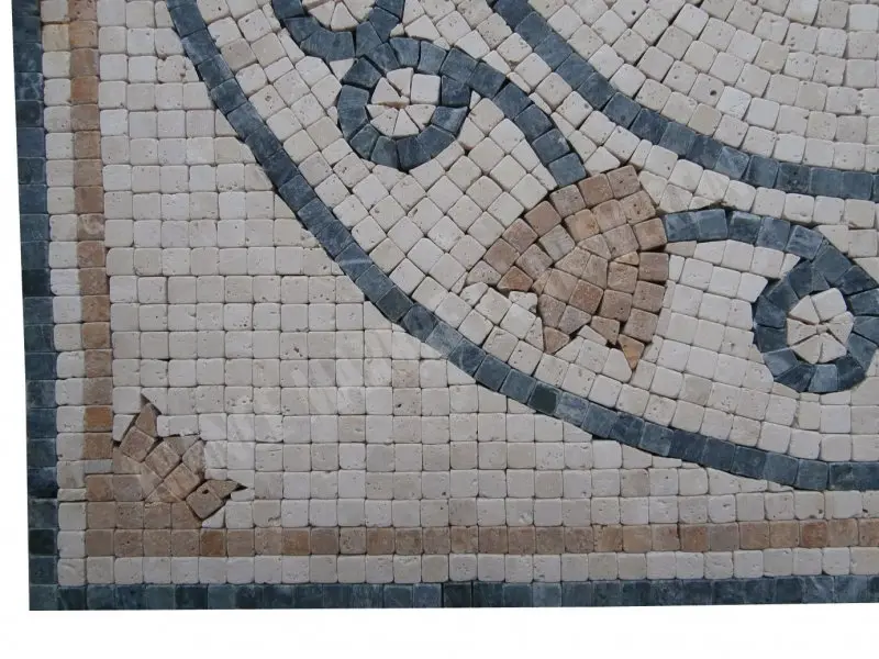 Travertin Mixte Micro Rosaces 61x61 cm Antique 1'er Choix 300 € HT - piece - 03.webp