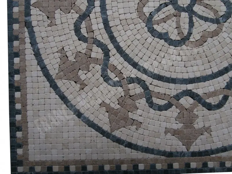 Travertin Mixte Micro Rosaces 61x61 cm Antique 1'er Choix 300 € HT - piece - 03.webp