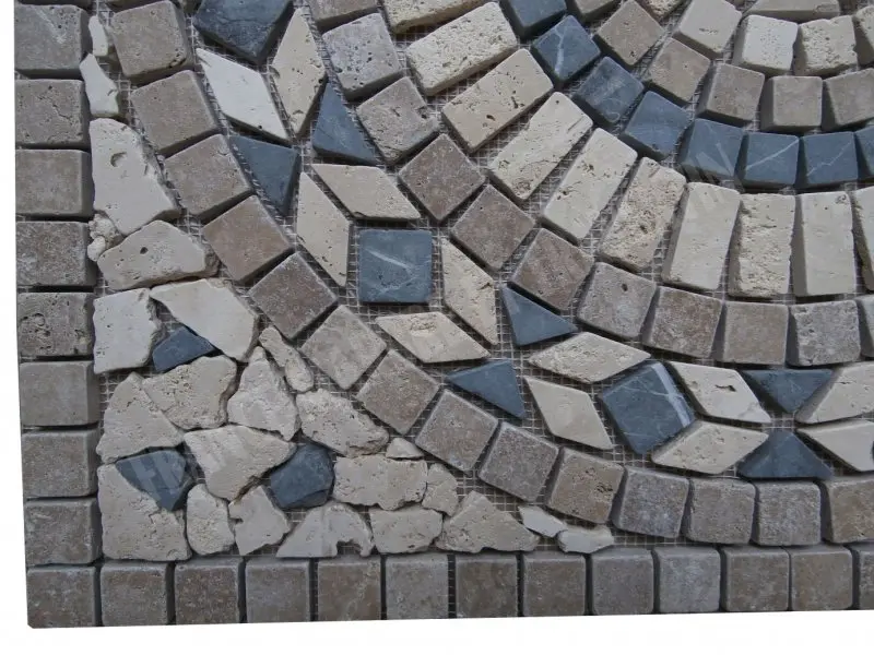 Travertin Mixte Rosaces 61x61 cm Antique 1'er Choix 125 € HT - piece - 04.webp