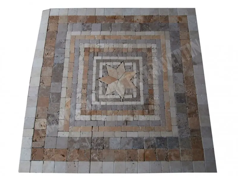 Travertin Mixte Rosaces 80x80x1 cm Antique Rustique 150 € HT - piece - 03.webp