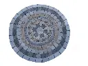 Travertin Mixte Rosaces Rond Diametre 78 cm Antique Rustique 99 € HT - piece - 02.webp