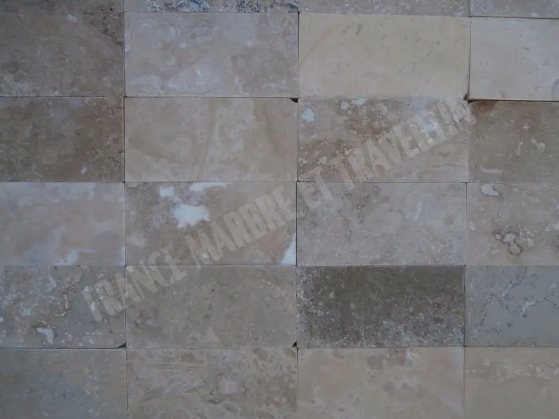 Travertin Classique 7,5x15x1cm Adoucie Rustique 22 € HT - m² - 01.webp