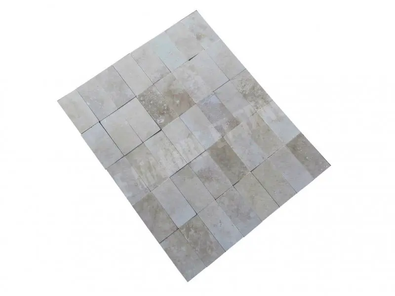 Travertin Classique Clair 7,5x15 cm Adoucie 1'er choix 27 € HT - m² - 04.webp