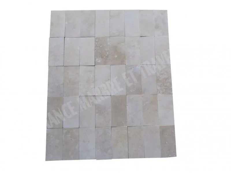 Travertin Classique Clair 7,5x15 cm Adoucie 1'er choix 27 € HT - m² - 03.webp