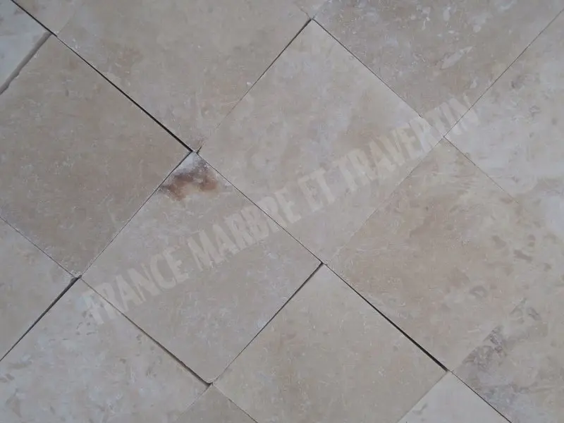 Travertin Classique 10x10x1cm Adoucie Rustique 22 € HT - m² - 03.webp