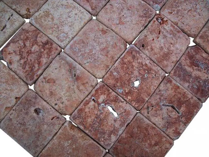 Travertin Rose 10x10x1 cm Antique Commercial 24 € HT - m² - 04.webp