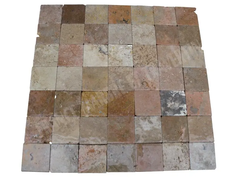 Travertin Mixte 10x10x1 cm Commercial Antique 24 € HT - m² - 01.webp