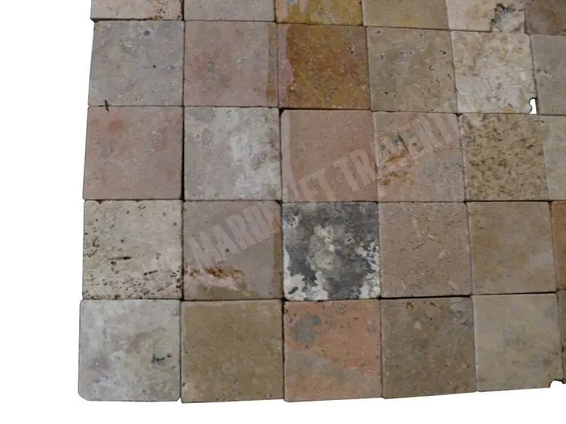 Travertin Mixte 10x10x1 cm Commercial Antique 24 € HT - m² - 02.webp