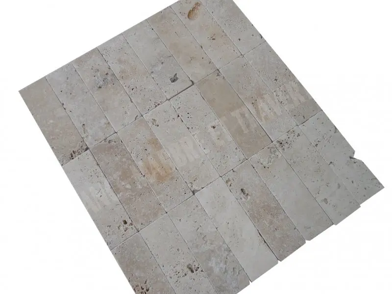 Travertin Classique Clair 10x30,5x1 cm Rustique Antique 32 € HT - m² - 03.webp