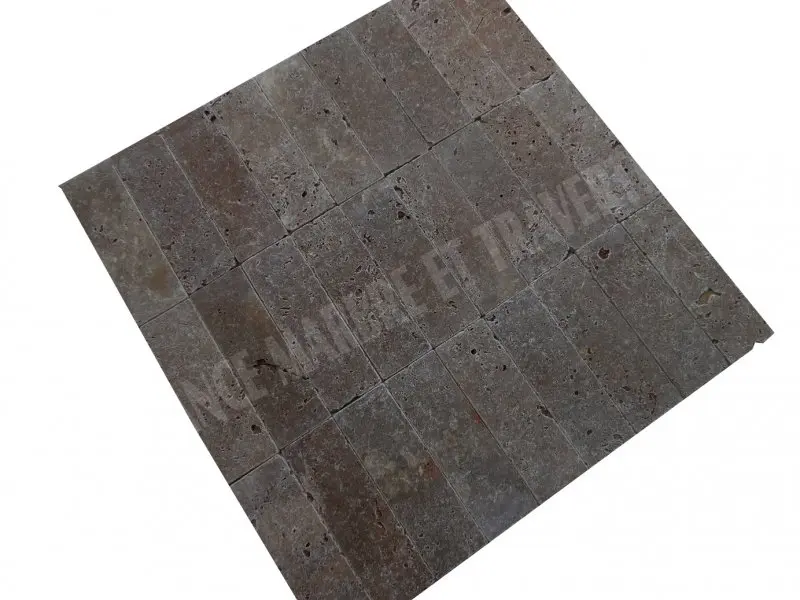 Travertin Noce 10x30,5x1 cm Rustique Antique 32 € HT - m² - 04.webp