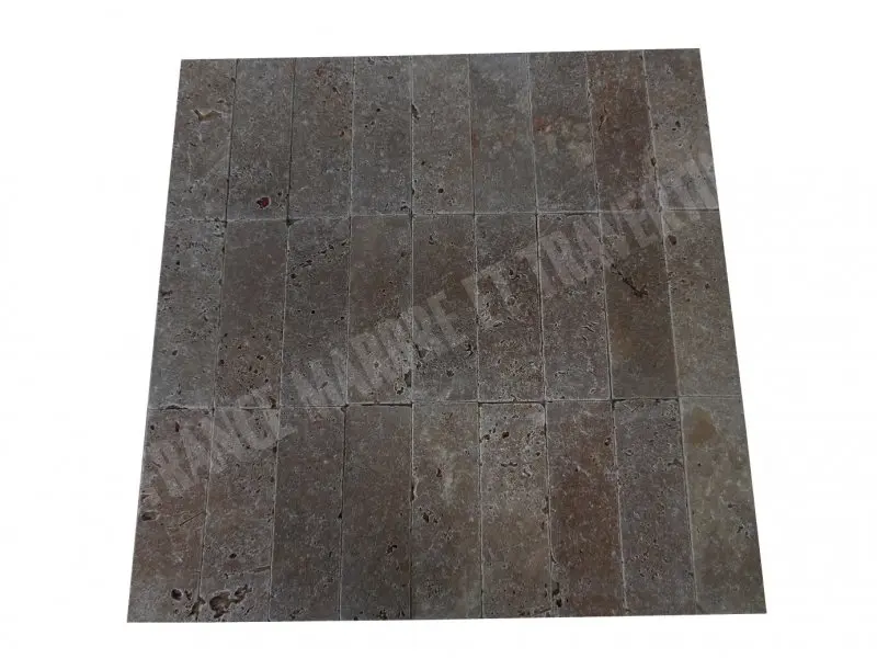 Travertin Noce 10x30,5x1 cm Rustique Antique 32 € HT - m² - 02.webp