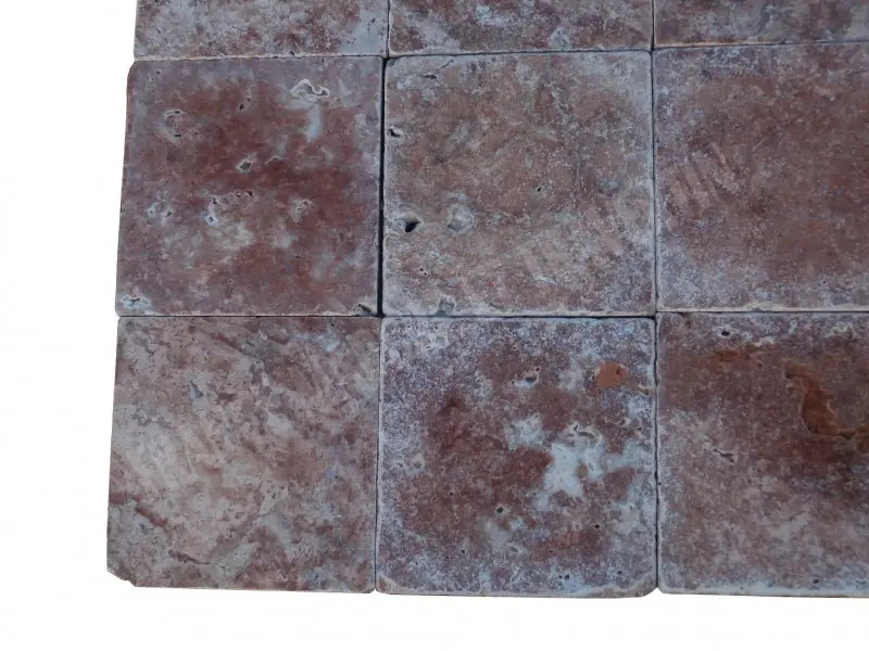 Travertin Rose 15x15x1 cm Rustique Antique 29 € HT - m² - 03.webp