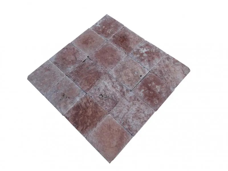 Travertin Rose 15x15x1 cm Rustique Antique 29 € HT - m² - 04.webp