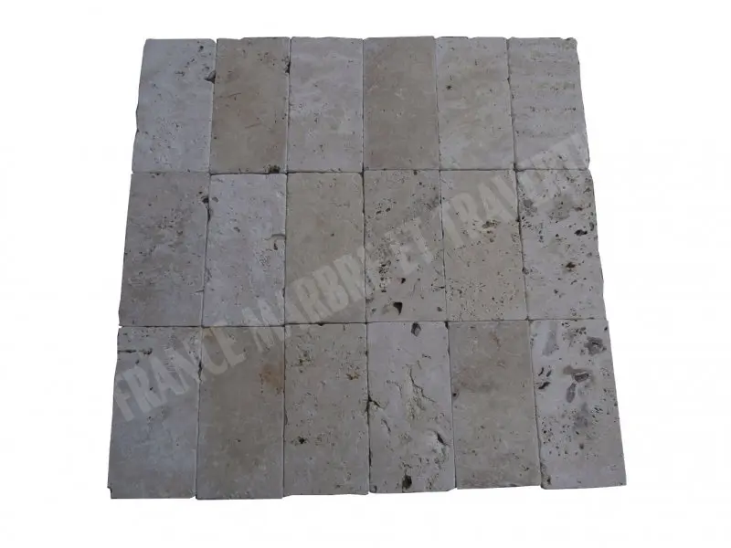 Travertin Classique Clair 15 x 30,5 cm Antique Rustique 29 € HT - m² - 04.webp